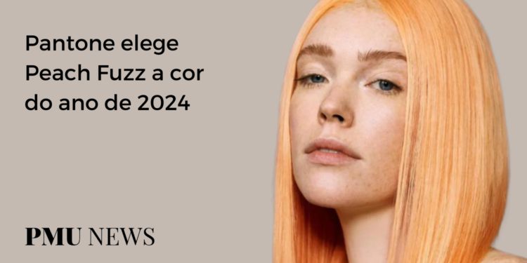 Peach Fuzz é eleita a cor do ano de 2024, segundo a Pantone