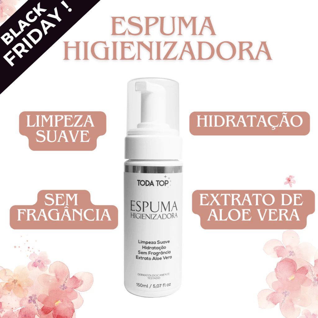 Espuma Higienizadora Labial Toda Top - Henna Lips