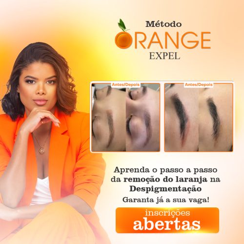 remoção do laranja na micropigmentação